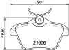 Bremsbelagsatz, Scheibenbremse HELLA 8DB 355 018-291 Bild Bremsbelagsatz, Scheibenbremse HELLA 8DB 355 018-291