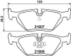 Bremsbelagsatz, Scheibenbremse HELLA 8DB 355 007-511 Bild Bremsbelagsatz, Scheibenbremse HELLA 8DB 355 007-511