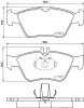 Bremsbelagsatz, Scheibenbremse HELLA 8DB 355 007-831 Bild Bremsbelagsatz, Scheibenbremse HELLA 8DB 355 007-831
