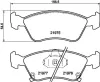 Bremsbelagsatz, Scheibenbremse HELLA 8DB 355 016-981 Bild Bremsbelagsatz, Scheibenbremse HELLA 8DB 355 016-981