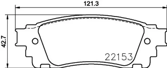 Bremsbelagsatz, Scheibenbremse HELLA 8DB 355 024-631 Bild Bremsbelagsatz, Scheibenbremse HELLA 8DB 355 024-631