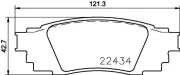 Bremsbelagsatz, Scheibenbremse HELLA 8DB 355 025-121