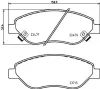 Bremsbelagsatz, Scheibenbremse HELLA 8DB 355 025-631 Bild Bremsbelagsatz, Scheibenbremse HELLA 8DB 355 025-631