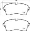 Bremsbelagsatz, Scheibenbremse HELLA 8DB 355 039-321 Bild Bremsbelagsatz, Scheibenbremse HELLA 8DB 355 039-321