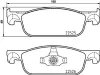 Bremsbelagsatz, Scheibenbremse HELLA 8DB 355 025-471 Bild Bremsbelagsatz, Scheibenbremse HELLA 8DB 355 025-471