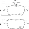 Bremsbelagsatz, Scheibenbremse HELLA 8DB 355 025-491 Bild Bremsbelagsatz, Scheibenbremse HELLA 8DB 355 025-491