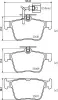 Bremsbelagsatz, Scheibenbremse HELLA 8DB 355 025-661 Bild Bremsbelagsatz, Scheibenbremse HELLA 8DB 355 025-661