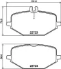 Bremsbelagsatz, Scheibenbremse HELLA 8DB 355 040-691