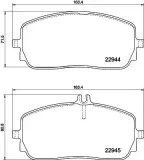 Bremsbelagsatz, Scheibenbremse HELLA 8DB 355 039-011