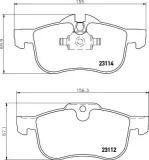 Bremsbelagsatz, Scheibenbremse HELLA 8DB 355 008-941