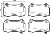Bremsbelagsatz, Scheibenbremse Vorderachse HELLA 8DB 355 010-681 Bild Bremsbelagsatz, Scheibenbremse Vorderachse HELLA 8DB 355 010-681
