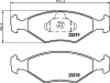 Bremsbelagsatz, Scheibenbremse HELLA 8DB 355 008-381 Bild Bremsbelagsatz, Scheibenbremse HELLA 8DB 355 008-381