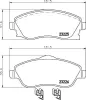 Bremsbelagsatz, Scheibenbremse HELLA 8DB 355 018-511 Bild Bremsbelagsatz, Scheibenbremse HELLA 8DB 355 018-511