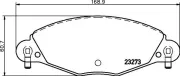 Bremsbelagsatz, Scheibenbremse HELLA 8DB 355 019-421