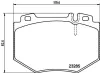 Bremsbelagsatz, Scheibenbremse Vorderachse HELLA 8DB 355 011-831 Bild Bremsbelagsatz, Scheibenbremse Vorderachse HELLA 8DB 355 011-831