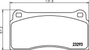 Bremsbelagsatz, Scheibenbremse HELLA 8DB 355 008-981