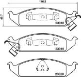 Bremsbelagsatz, Scheibenbremse HELLA 8DB 355 013-281