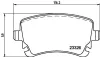 Bremsbelagsatz, Scheibenbremse HELLA 8DB 355 015-951 Bild Bremsbelagsatz, Scheibenbremse HELLA 8DB 355 015-951