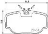 Bremsbelagsatz, Scheibenbremse Hinterachse HELLA 8DB 355 009-541 Bild Bremsbelagsatz, Scheibenbremse Hinterachse HELLA 8DB 355 009-541
