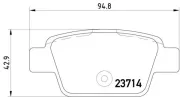 Bremsbelagsatz, Scheibenbremse HELLA 8DB 355 018-851