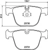 Bremsbelagsatz, Scheibenbremse HELLA 8DB 355 010-751 Bild Bremsbelagsatz, Scheibenbremse HELLA 8DB 355 010-751