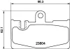 Bremsbelagsatz, Scheibenbremse HELLA 8DB 355 011-661 Bild Bremsbelagsatz, Scheibenbremse HELLA 8DB 355 011-661