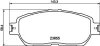Bremsbelagsatz, Scheibenbremse Vorderachse HELLA 8DB 355 014-441 Bild Bremsbelagsatz, Scheibenbremse Vorderachse HELLA 8DB 355 014-441