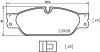 Bremsbelagsatz, Scheibenbremse HELLA 8DB 355 012-251 Bild Bremsbelagsatz, Scheibenbremse HELLA 8DB 355 012-251