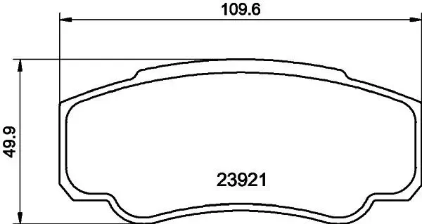 Bremsbelagsatz, Scheibenbremse HELLA 8DB 355 010-411