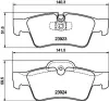 Bremsbelagsatz, Scheibenbremse HELLA 8DB 355 011-421 Bild Bremsbelagsatz, Scheibenbremse HELLA 8DB 355 011-421