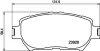 Bremsbelagsatz, Scheibenbremse Vorderachse HELLA 8DB 355 010-431 Bild Bremsbelagsatz, Scheibenbremse Vorderachse HELLA 8DB 355 010-431