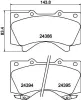 Bremsbelagsatz, Scheibenbremse HELLA 8DB 355 013-151 Bild Bremsbelagsatz, Scheibenbremse HELLA 8DB 355 013-151