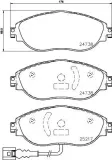 Bremsbelagsatz, Scheibenbremse HELLA 8DB 355 021-971