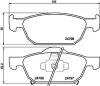 Bremsbelagsatz, Scheibenbremse Vorderachse HELLA 8DB 355 013-891 Bild Bremsbelagsatz, Scheibenbremse Vorderachse HELLA 8DB 355 013-891