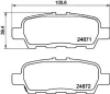 Bremsbelagsatz, Scheibenbremse HELLA 8DB 355 014-561 Bild Bremsbelagsatz, Scheibenbremse HELLA 8DB 355 014-561