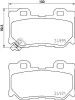 Bremsbelagsatz, Scheibenbremse HELLA 8DB 355 015-421 Bild Bremsbelagsatz, Scheibenbremse HELLA 8DB 355 015-421