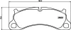 Bremsbelagsatz, Scheibenbremse HELLA 8DB 355 019-731 Bild Bremsbelagsatz, Scheibenbremse HELLA 8DB 355 019-731