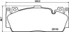 Bremsbelagsatz, Scheibenbremse Vorderachse HELLA 8DB 355 019-991 Bild Bremsbelagsatz, Scheibenbremse Vorderachse HELLA 8DB 355 019-991