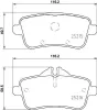 Bremsbelagsatz, Scheibenbremse Hinterachse HELLA 8DB 355 020-161 Bild Bremsbelagsatz, Scheibenbremse Hinterachse HELLA 8DB 355 020-161