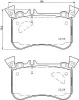 Bremsbelagsatz, Scheibenbremse Vorderachse HELLA 8DB 355 021-771 Bild Bremsbelagsatz, Scheibenbremse Vorderachse HELLA 8DB 355 021-771
