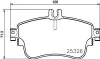Bremsbelagsatz, Scheibenbremse Vorderachse HELLA 8DB 355 019-751 Bild Bremsbelagsatz, Scheibenbremse Vorderachse HELLA 8DB 355 019-751
