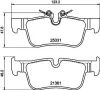 Bremsbelagsatz, Scheibenbremse HELLA 8DB 355 021-681 Bild Bremsbelagsatz, Scheibenbremse HELLA 8DB 355 021-681