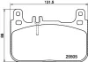 Bremsbelagsatz, Scheibenbremse Vorderachse HELLA 8DB 355 021-941 Bild Bremsbelagsatz, Scheibenbremse Vorderachse HELLA 8DB 355 021-941