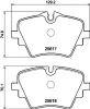 Bremsbelagsatz, Scheibenbremse HELLA 8DB 355 045-811