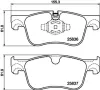 Bremsbelagsatz, Scheibenbremse HELLA 8DB 355 041-091