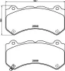 Bremsbelagsatz, Scheibenbremse HELLA 8DB 355 021-041