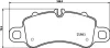 Bremsbelagsatz, Scheibenbremse HELLA 8DB 355 025-601