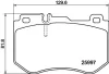 Bremsbelagsatz, Scheibenbremse Vorderachse HELLA 8DB 355 021-741 Bild Bremsbelagsatz, Scheibenbremse Vorderachse HELLA 8DB 355 021-741