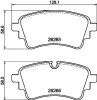 Bremsbelagsatz, Scheibenbremse HELLA 8DB 355 040-941 Bild Bremsbelagsatz, Scheibenbremse HELLA 8DB 355 040-941