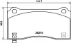 Bremsbelagsatz, Scheibenbremse HELLA 8DB 355 040-861 Bild Bremsbelagsatz, Scheibenbremse HELLA 8DB 355 040-861